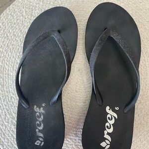 Reef Black Flip Flops